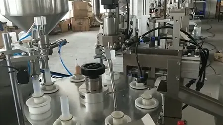 Semi-Automatic Tube Filling and Sealing Machine